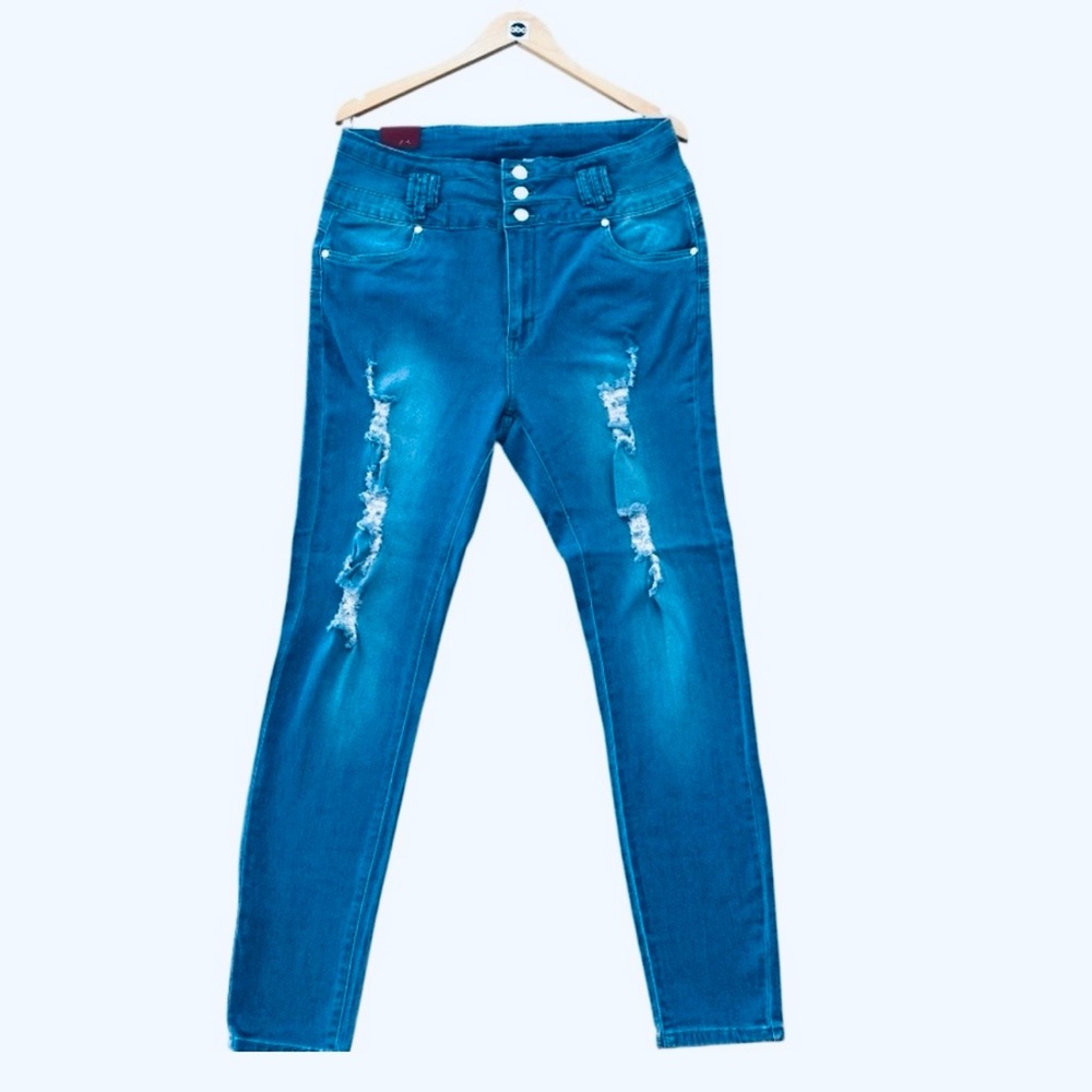 Movie and Tv Show Clothes 17/18 NEW WITH TAG womens light BLUE DENIM JEANS